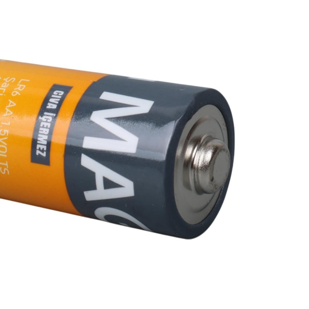 Mag Batteries MG-26173 Alkalin AA 40lı Paket Kalem Pil (AA,LR6, AM-3)