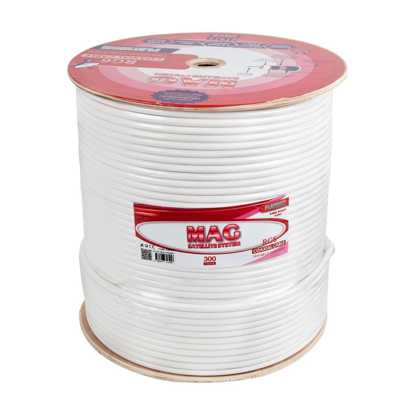 Mag Platinum Trishield 300 Metre Anten Kablosu