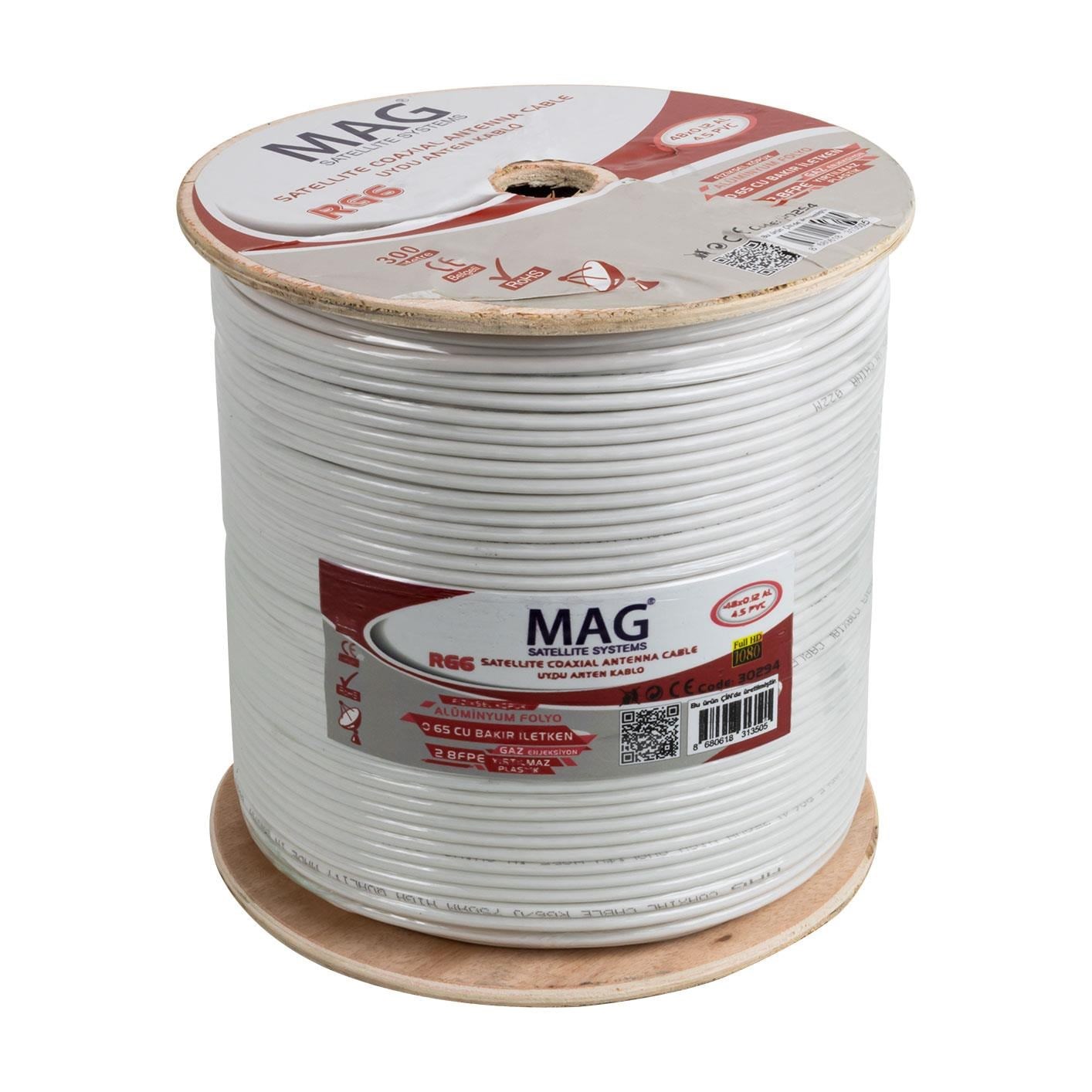 Mag RG59 Fa 300 Metre Mini Anten Kablosu