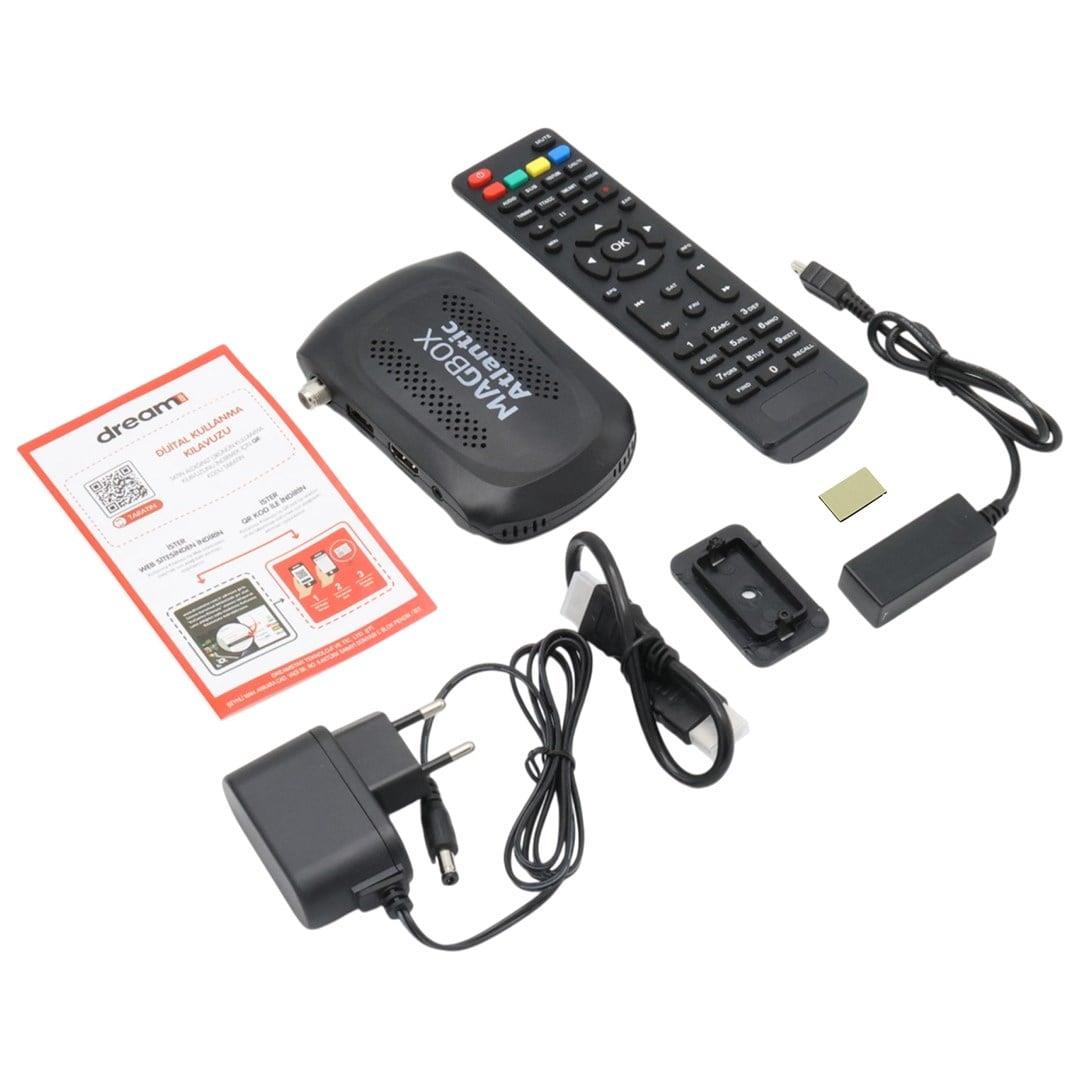Magbox Atlantic Display Gözlü Tkgsli 1080P Full HD Mini Uydu Alıcısı