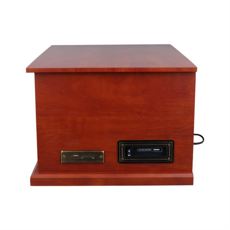 MagicVoice F39 Retro Vintage Çanta Pikap - CD - Kaset - Radyo - Bluetooth - AUX - USB Mp3 Çalar