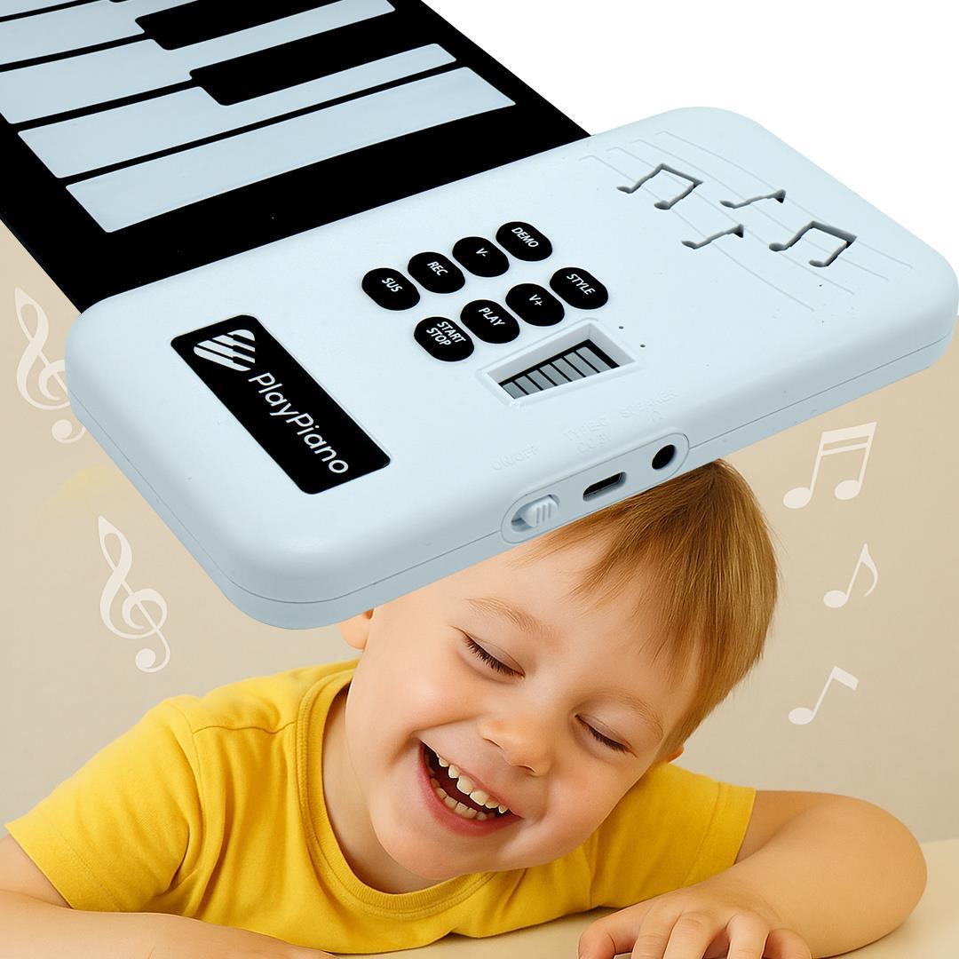 MagicVoice S3037C Renkli 37 Tuşlu Roll UP Silikon Piyano