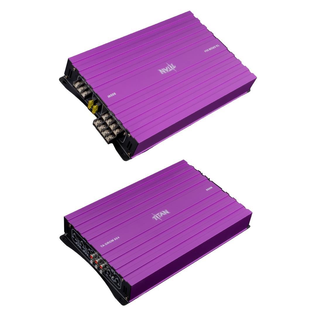Magicvoice Titan-804 4 Kanallı Max 1600 Watt Oto Amfi-Anfi