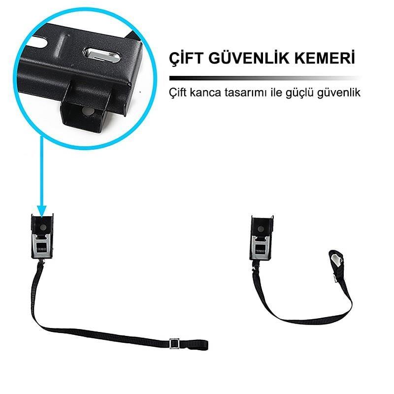 MasterX MX-WH02 32-80\\ Güvenlik Kemerli Lcd Led Tv Duvar Askı Aparatı