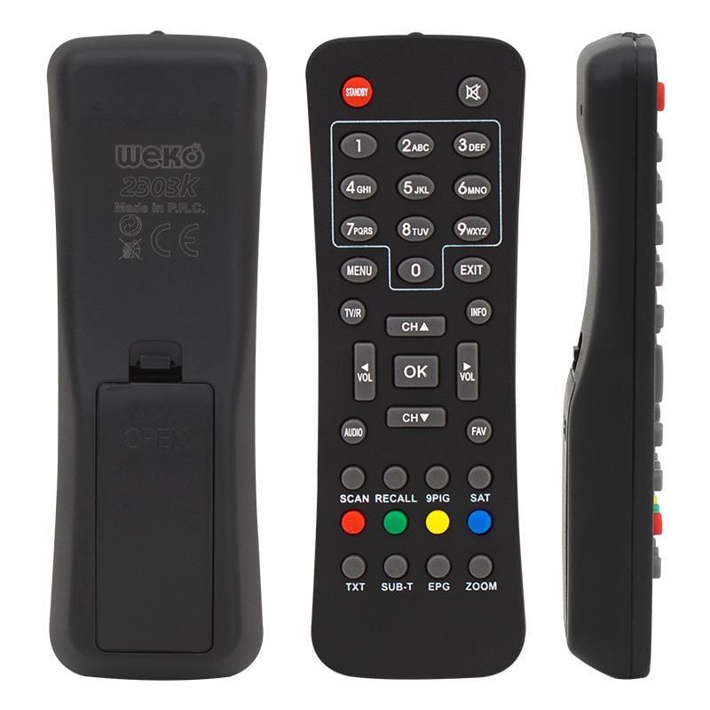 Mersat Exclusive - Globex - Fobem - Amstrad Mini TTX - Newline Scart Uydu Alıcısı Kumandası