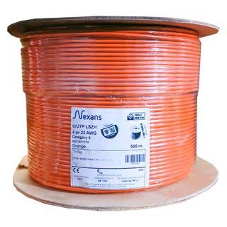 NEXANS 500metre CAT6 23AWG LSZH HF Kablo Turuncu