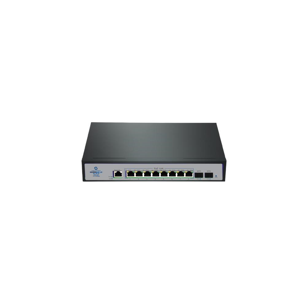 NOVACOM NVC-HG0802GBM 8 PORT+2 SFP POE L2 YÖNETİLEBİLİR FULL GİGA SWITCH