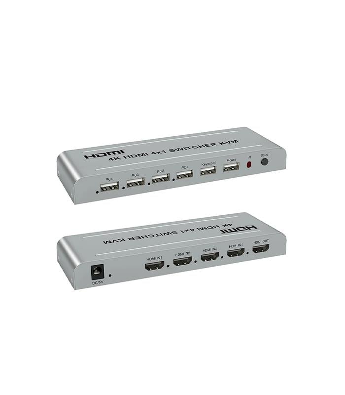NVC HDSW4 KVM 1×4 HDMI Switcher