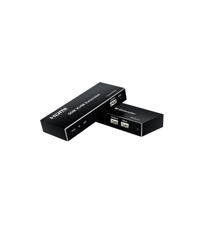 NVC KVM60 4K KVM Extender HDMI +USB+IR (60M)