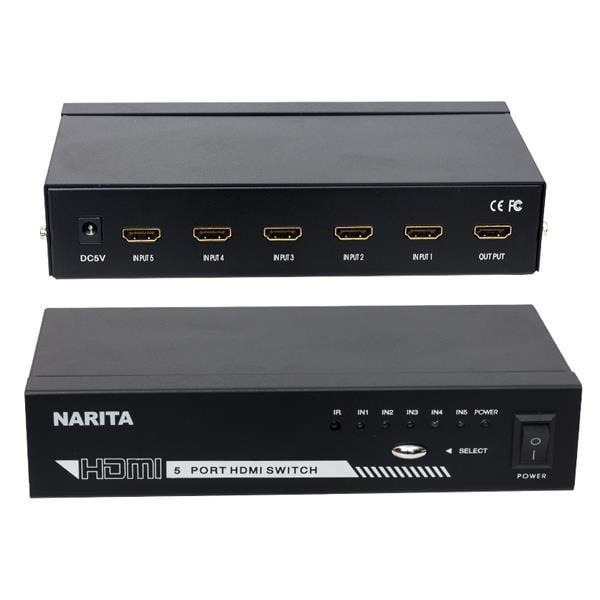 Narita 5 Giriş-1 Çıkış HDMI Switch Birleştirici MT-SW501