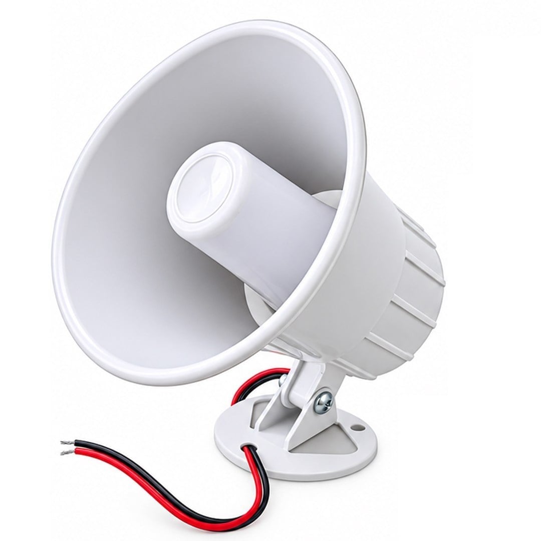 No-Tel CON-20 Mini 20 Watt Beyaz 2li Set Horn Hoparlör