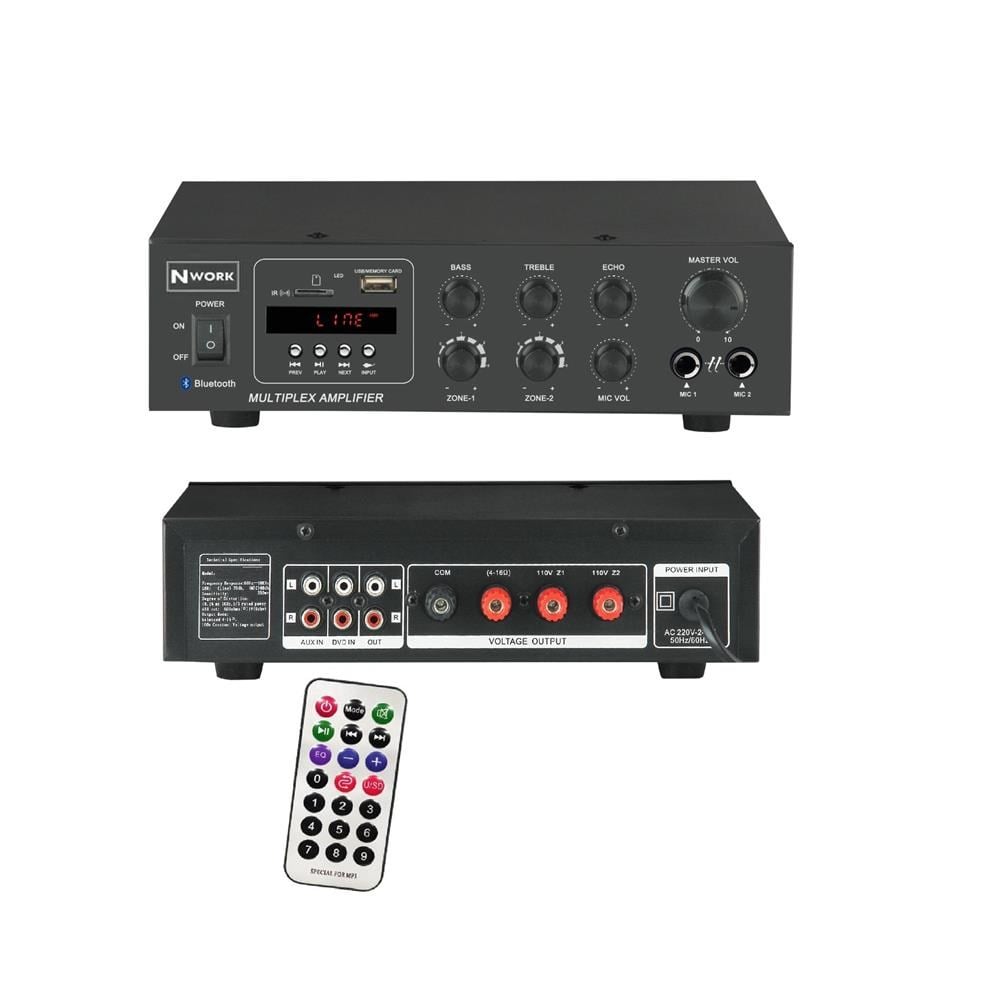 Nwork AV-400T 2 Bölge Multiplex Amplifie