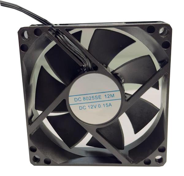 OEM 8025SE 8x8 cm Siyah Kasa Fanı
