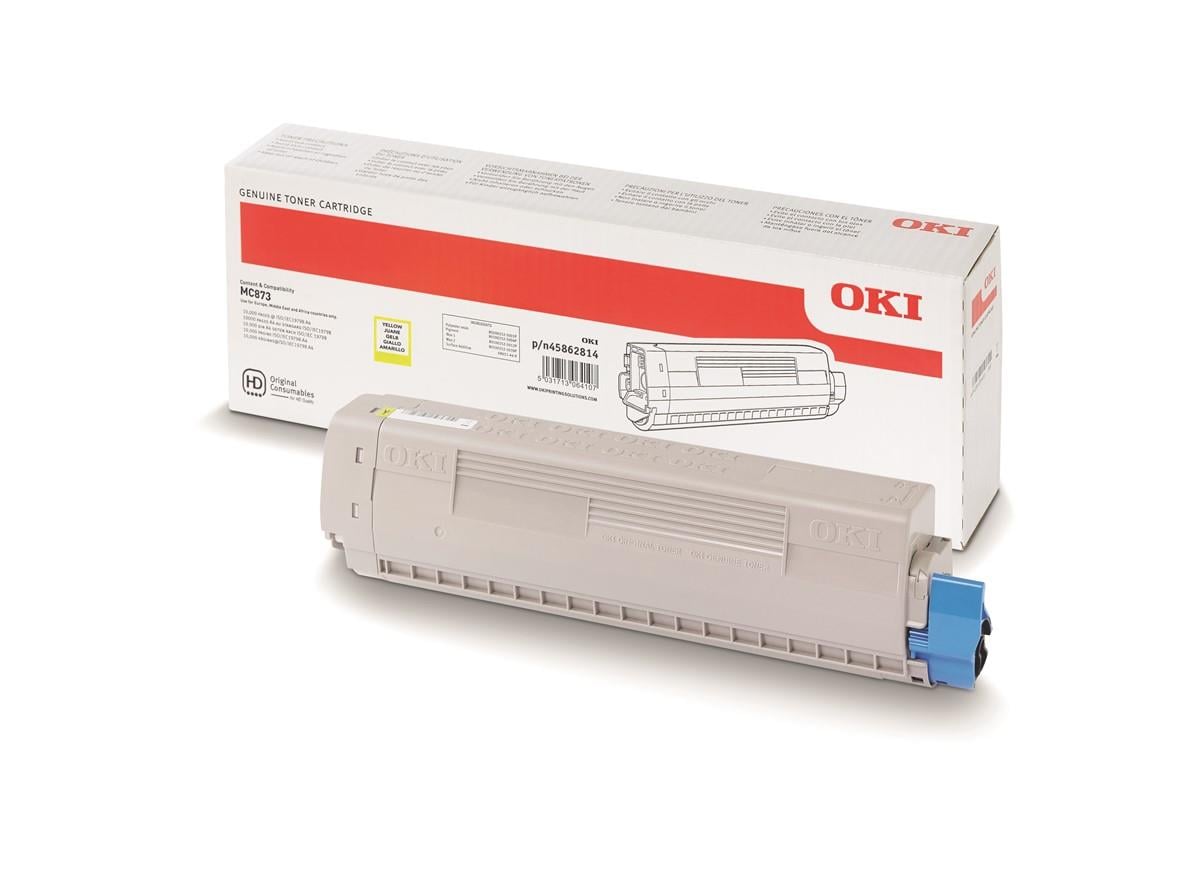 OKI 45862814 Sarı Toner