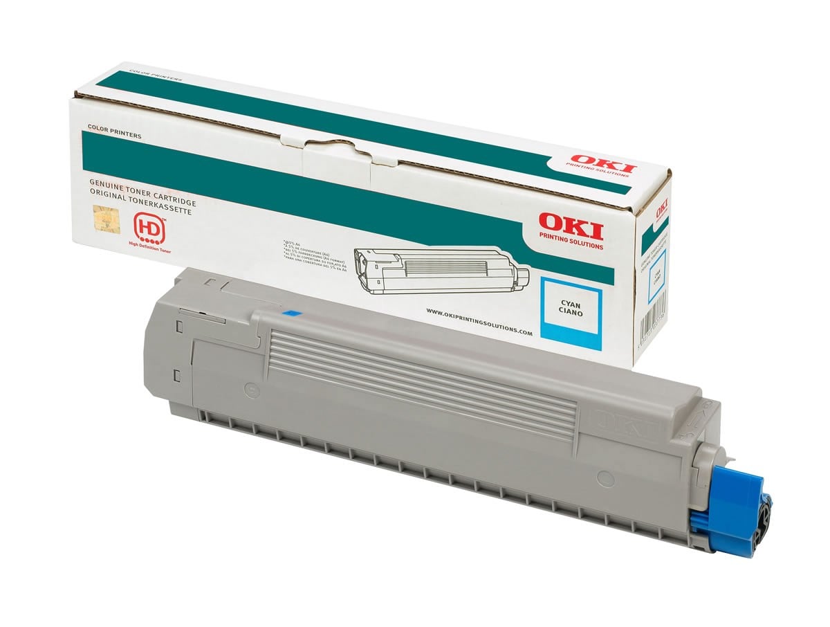 OKI MC760/MC770/MC780 Camgöbeği Orijinal Toner Kartuşu (Cyan Toner Cartridge)