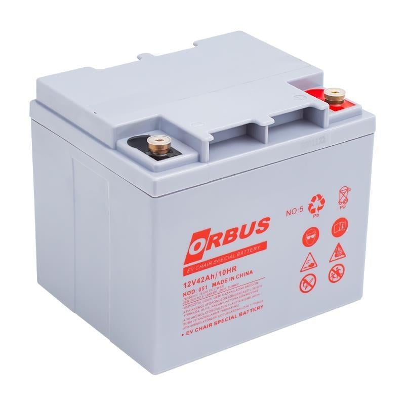 Orbus 12 V 42 A Engelli Araç Aküsü (197x165x175 Mm)