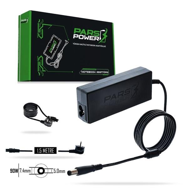 PARS POWER PRS-015 90W 19.5V 4.62A- 7.4*5.0MM Siyah Notebook Adaptörü