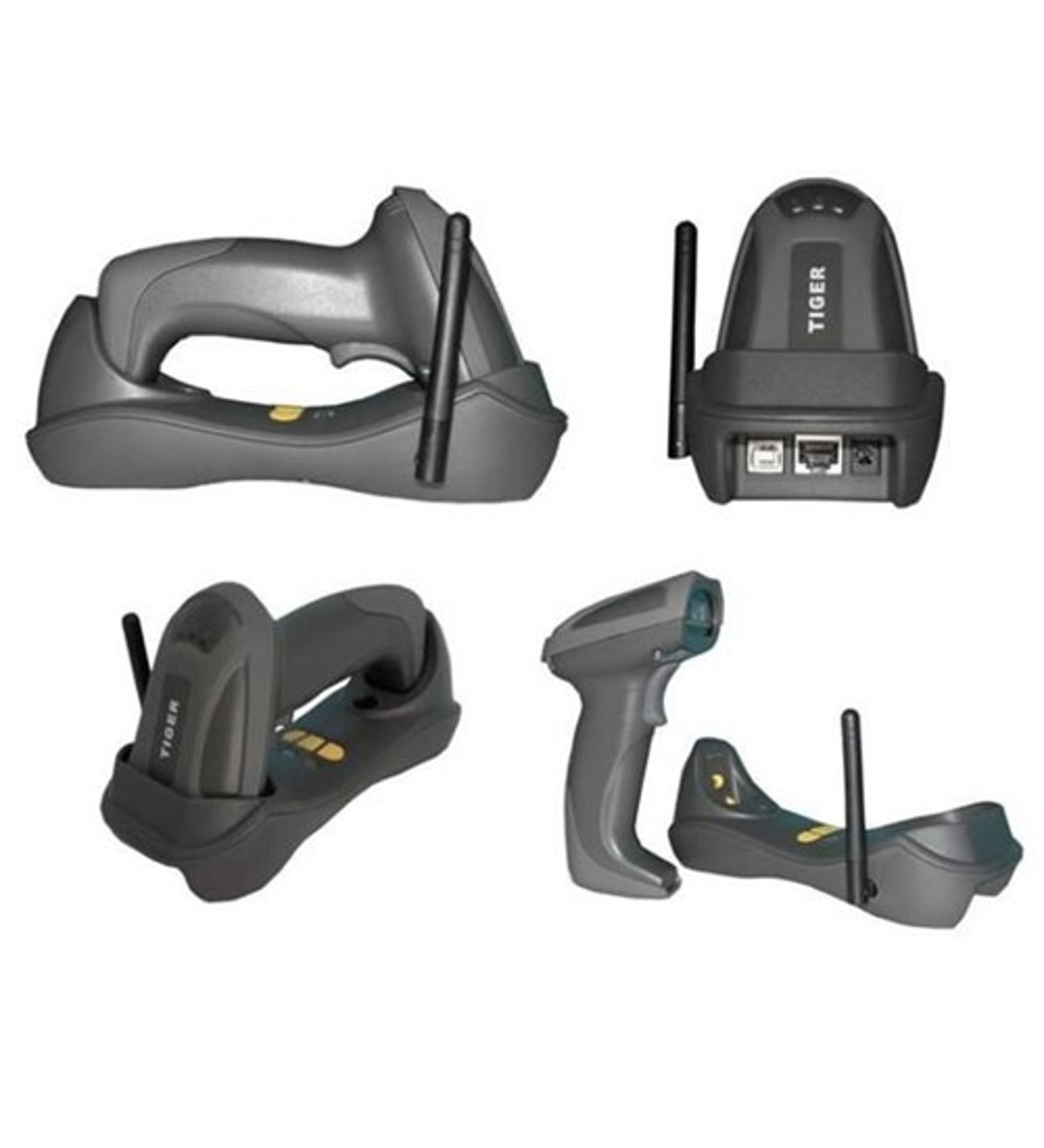 PERKON (TIGER) 1D Laser CS26 Wlan (Kablosuz) El Tipi Barkod Okuyucu Ayaklı 200metre mesafeye kadar
