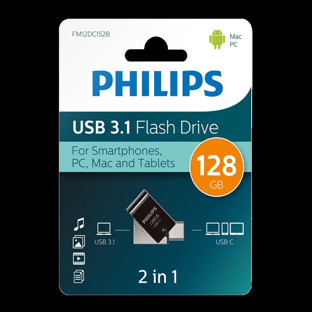 PHILIPS 128GB USB3.1 TYPE-C 100/150 MB/S FM12DC152