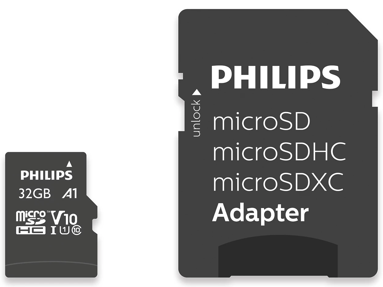 PHILIPS MicroSD 32GB FM32MP45B/00 Class10 Hafıza Kartı