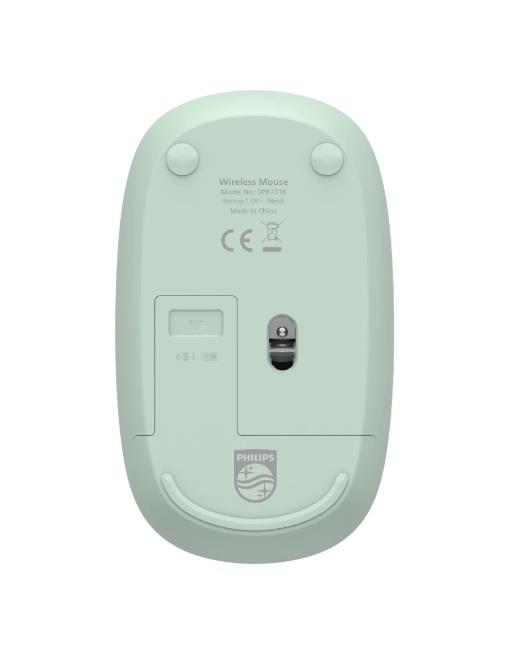 PHILIPS SPK7318E Nano Alıcılı Kablosuz 1200dpi Yeşil Mouse