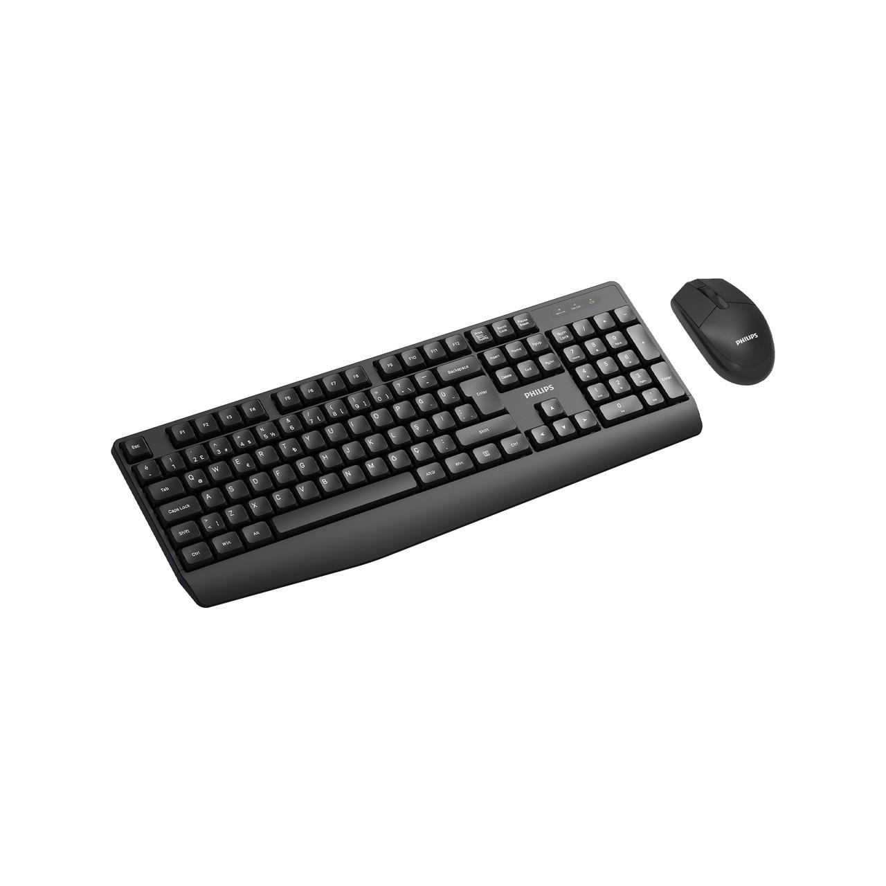 PHILIPS SPT6337 KABLOSUZ STANDART SİYAH Q KLAVYE+MOUSE