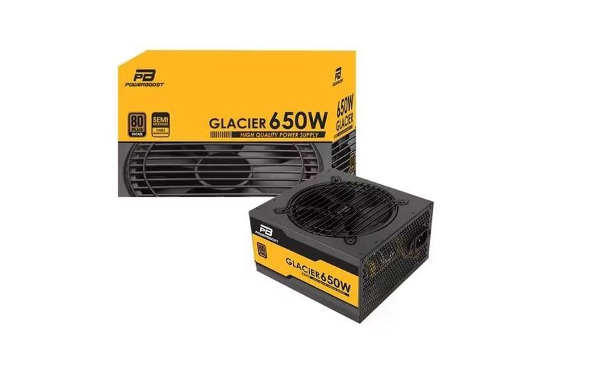POWER BOOST BST-ATX650BEU 650W 80+ Bronze Siyah 12cm Fanlı Power Supply
