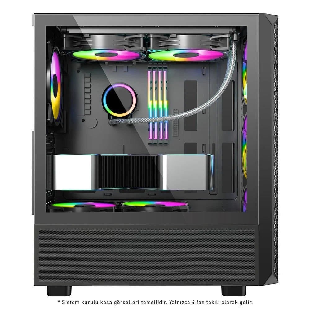 POWER BOOST JBST-PBP3602BB 850W 80+ Bronze Siyah Mid Tower ATX Kasa