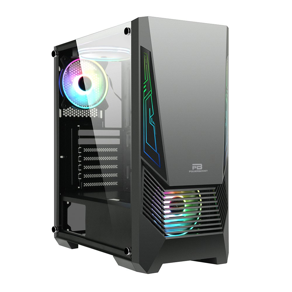 POWERBOOST VK-G2051S 3-ARGB Fanlı Gaming Mid-Tower PC Kasası