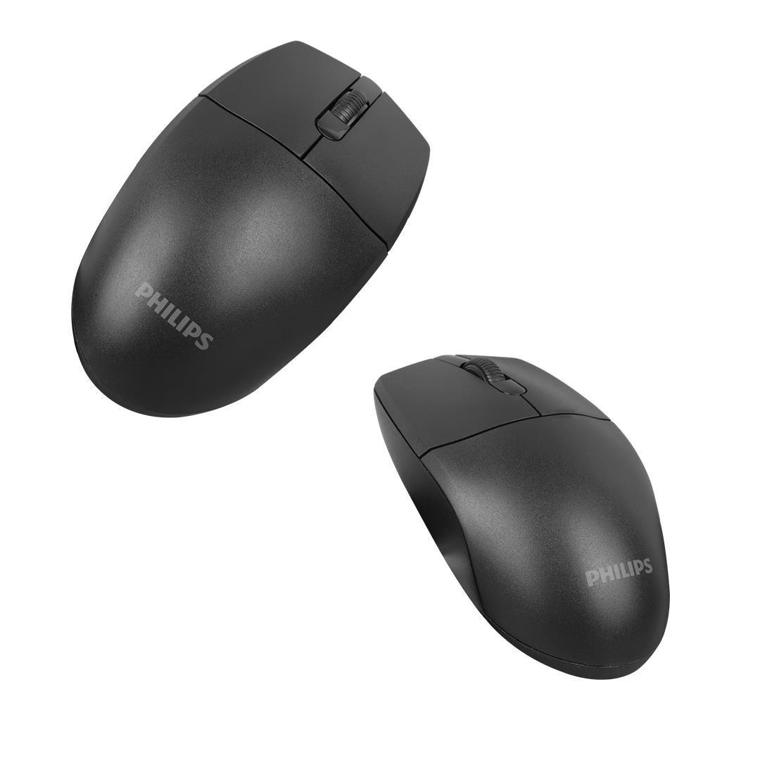 Philips SPK7347B Kablosuz USB 1200DPI Sessiz Optik Mouse Siyah