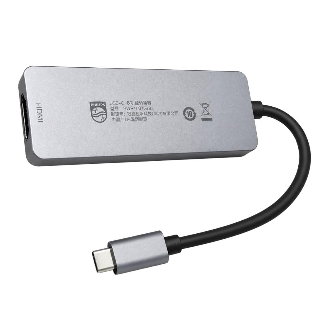 Philips SWR1607G/93 TYPE-C 4ü 1 Arada Çok Fonksiyonlu Dönüştürücü Hub