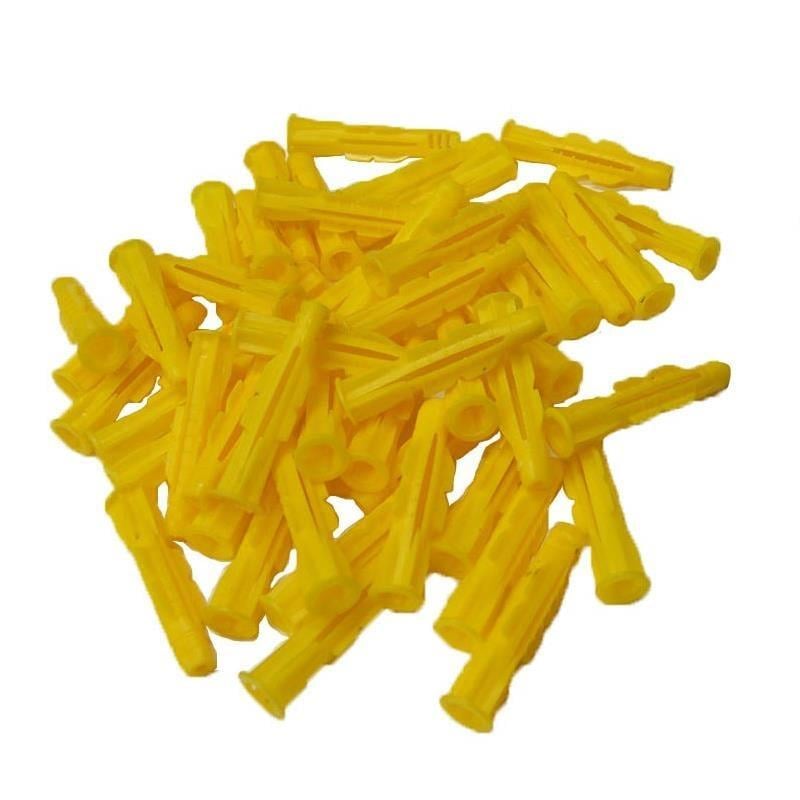 Plastik Dübel Sarı 10 MM 100 Adet