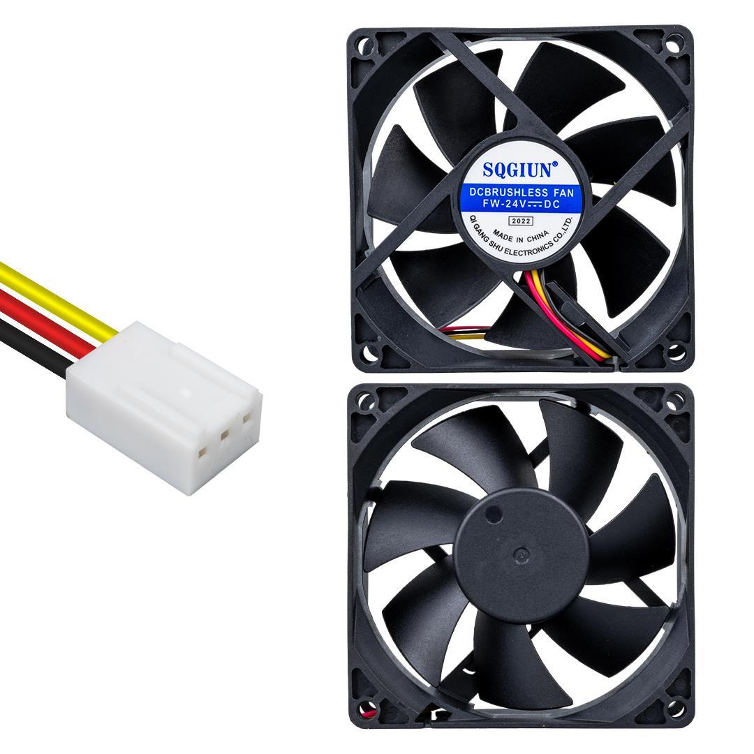 PowerMaster IC-216A Fırçasız DC Fan 80X80X25mm 24 Volt 2Pin