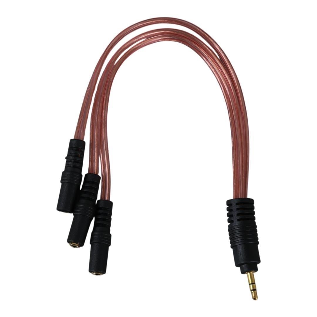 PowerMaster PM-12283 3.5Mm Stereo 3X Dişi Kulaklık Çoklayıcı (3 Boğumlu - 20 CM)