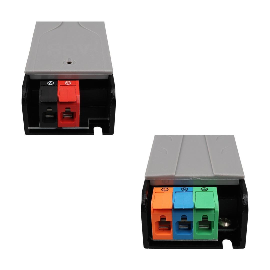 PowerMaster PM-26838 12 Volt 5 Amper 60 Watt Slim Metal Kasa Adaptör 148x43x27mm