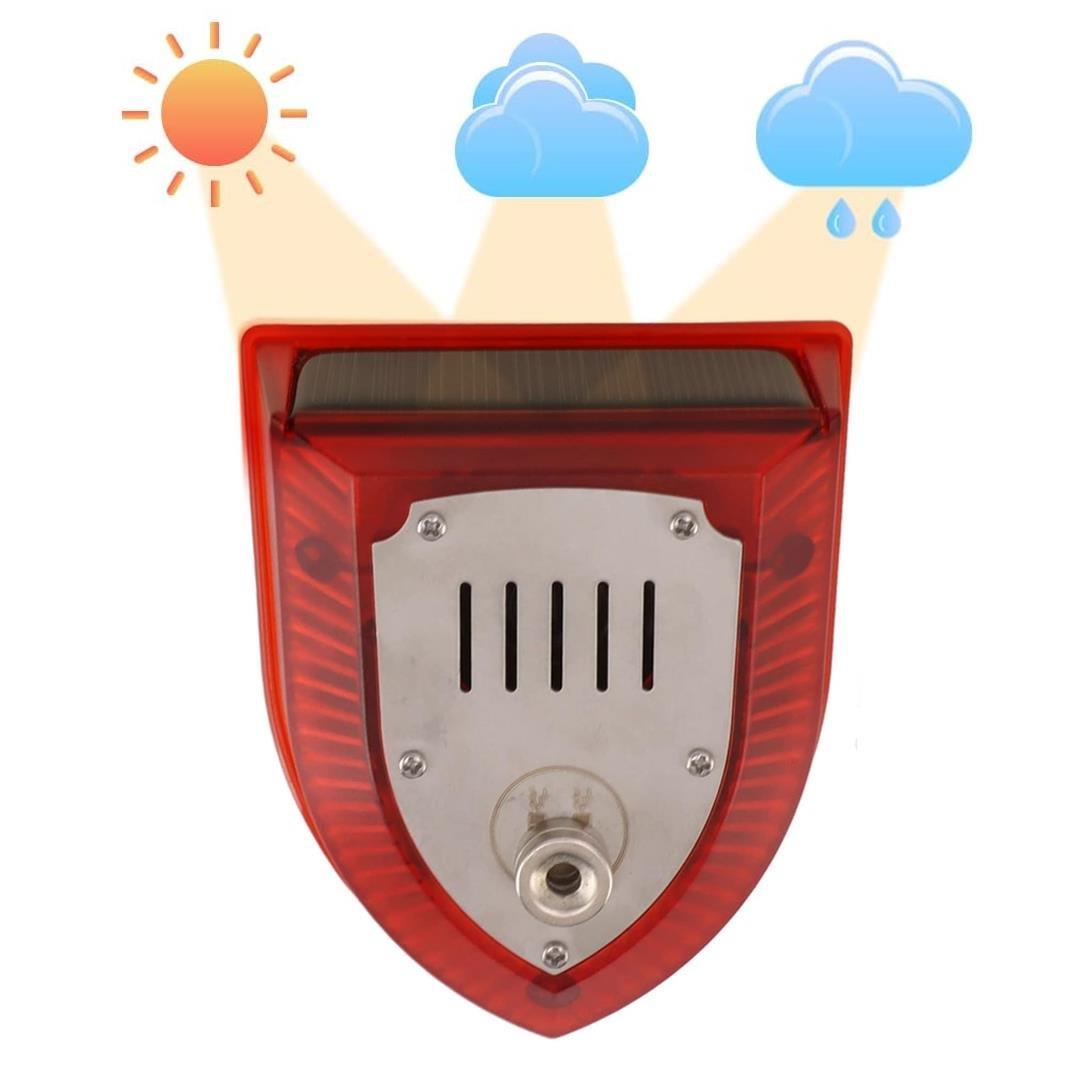 PowerMaster PM-26954 Misina İle Tetikli Sesli Hayvan Kovucu Alarm Cihazı Solar Panelli