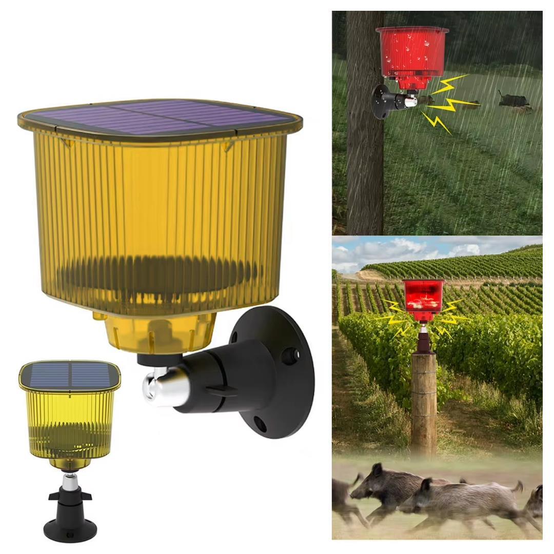 PowerMaster PM-26956 Mikrofonlu Sesli Hayvan Kovucu Alarm Cihazı Solar Panelli