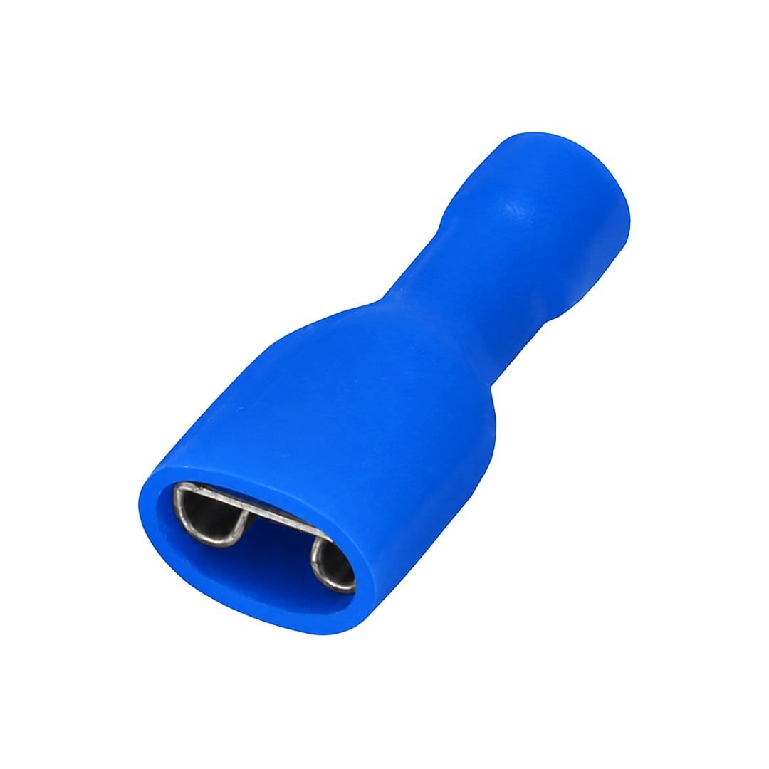 PowerMaster PM-39053 1,5-2,5mm2 Kesit 24x9x6mm Soket Mavi İzoleli Kablo Pabucu (100lü Paket)