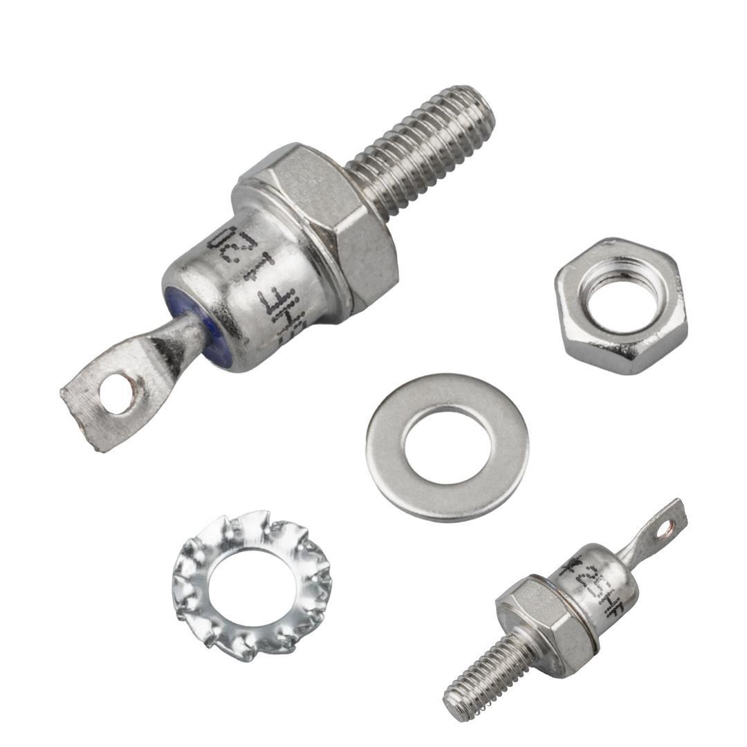 PowerMaster Spiral Diyot 25HF120 25A 1200V Metal Vidalı Diyot - Katot