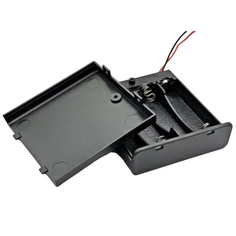 Powermaster  4lü AA Kapaklı Switchli Pil Yuvası (IC-233F)