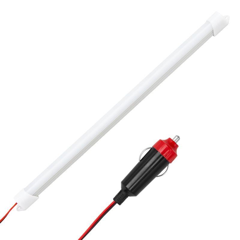 Powermaster PM-11048 12V 5W Çakmaklık Soketli Mat Kapaklı 30 cm LED Bar Lamba (6500K Beyaz)