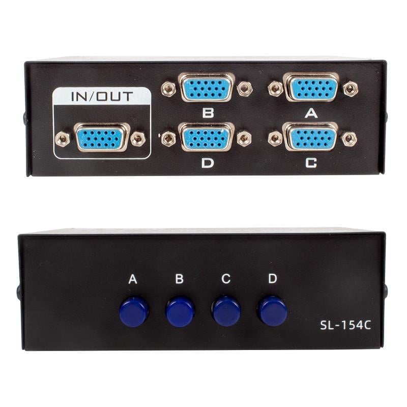 Powermaster 4 Port Vga Switch