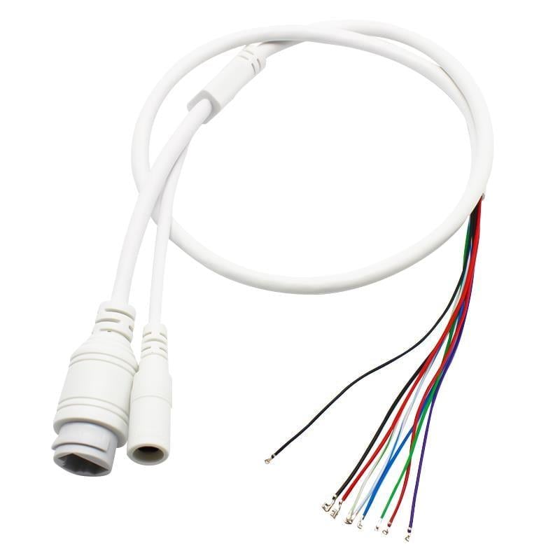 Powermaster PM-16317 IP Kamera Montaj ve Bağlantı Kablosu (RJ45 + DC Soket Seti)