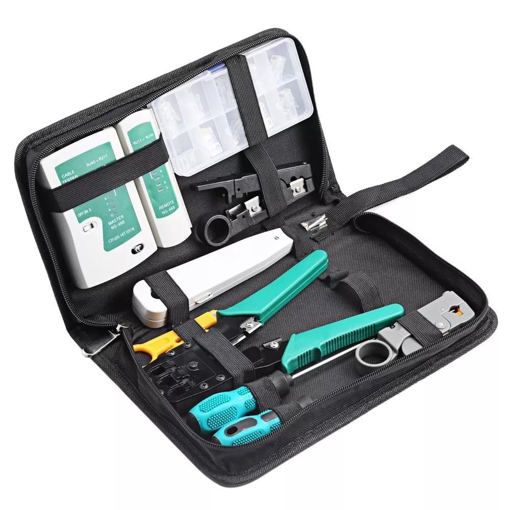 Powermaster PM-15953 RJ9-RJ11-RJ45 3lü Penseli Kablo Test ve Onarım Seti