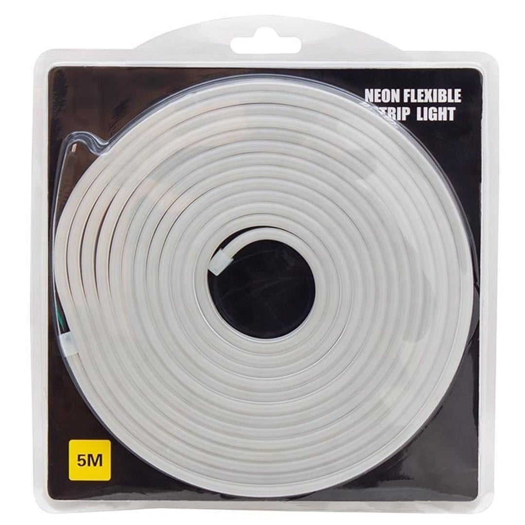 Powermaster PM-17903 Silikon Kaplamalı 12 Volt 5 Metre RGB Neon Led Şerit Aydınlatma