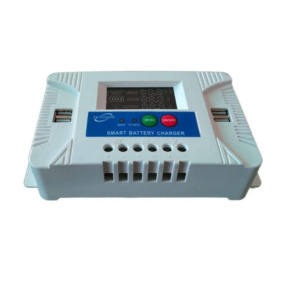 Powermaster PM-20A 12V-24V 20 Amper 4 USB Çıkışlı Dijital Ekranlı Solar Şarj Regülatörü