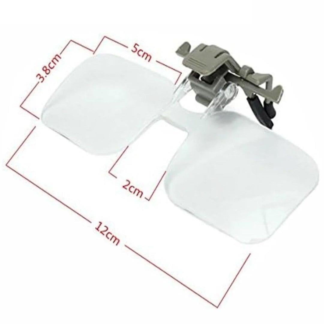 Powermaster PM-37782 Gözlük Üzeri Takılabilir Klipsli 2x Gözlük Tip Büyüteç