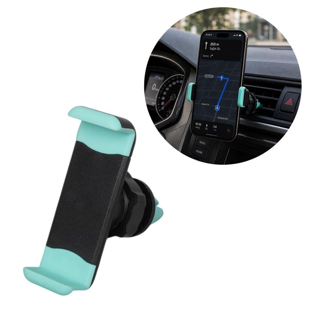 Powermaster PM-39119 Plastik 360 Derece Dönebilen Ayarlanabilir Kıskaçlı Araç İçi Telefon Tutucu