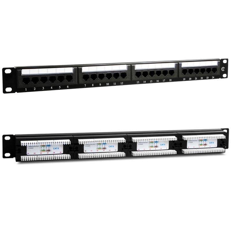 Powermaster PM-4494 24’Lü Utp Cat6 Patch Panel