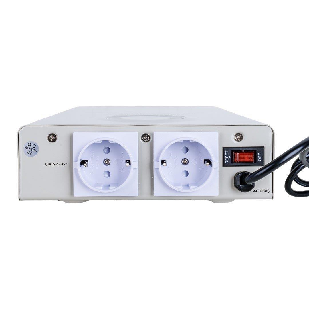 Powermaster SLIM-1500 Otomatik 1500 Watt Voltaj Kombi Regülatörü